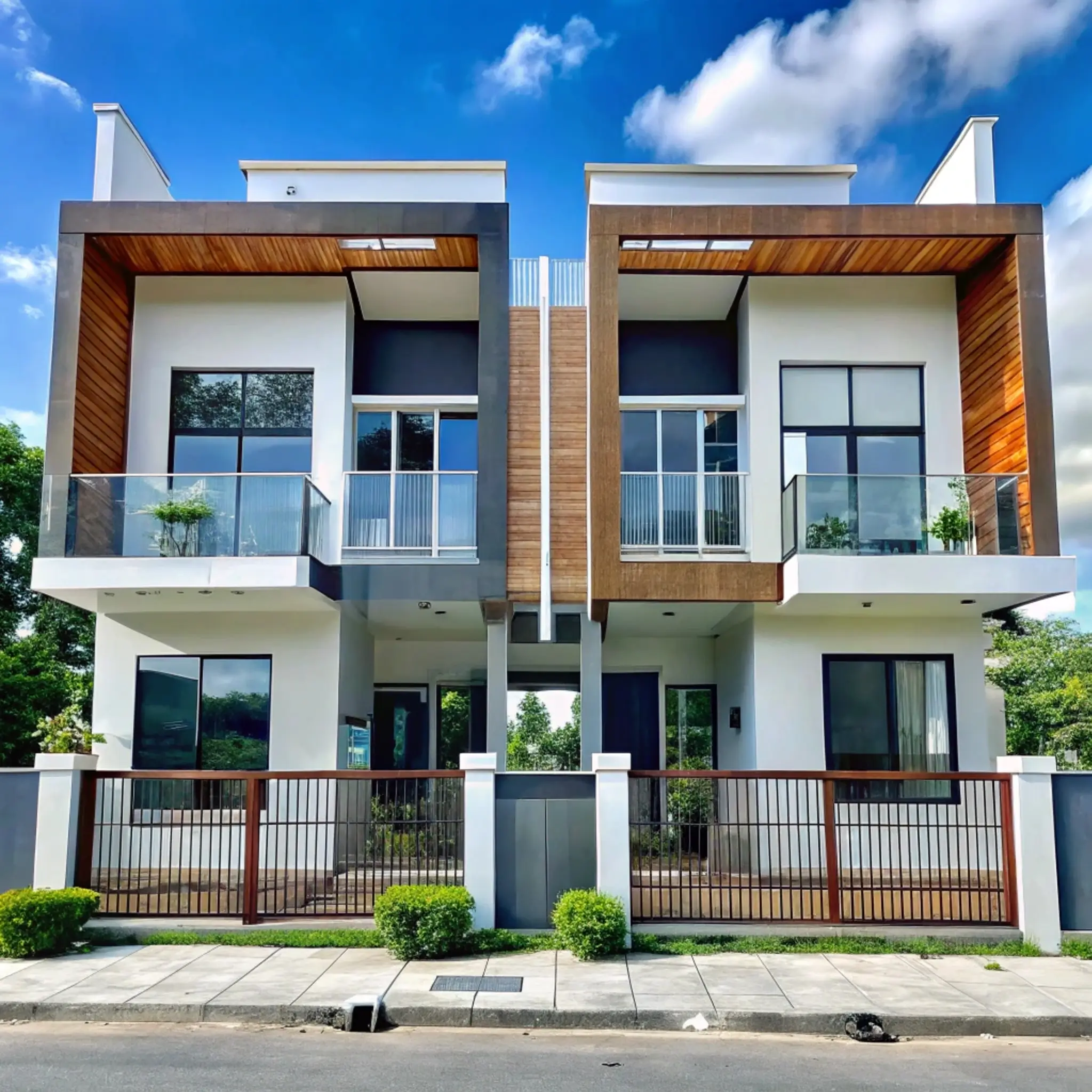 large house with balcony that says balconies